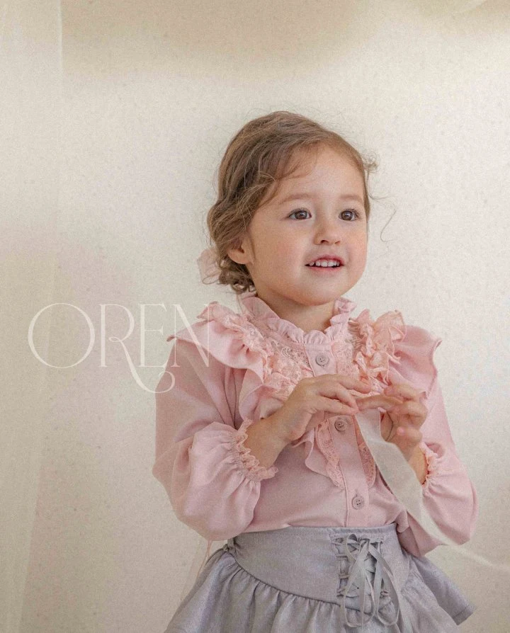Oren - Korean Children Fashion - #magicofchildhood - Rococo Blouse