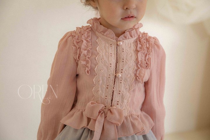 Oren - Korean Children Fashion - #minifashionista - Verona Frill Blouse - 4