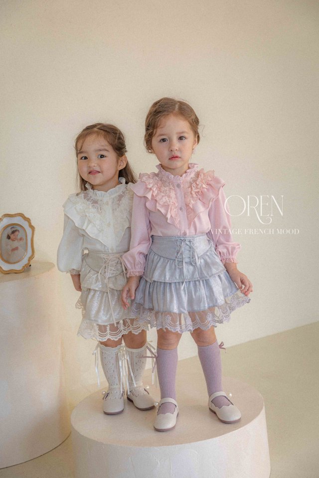 Oren - Korean Children Fashion - #prettylittlegirls - Rococo Blouse - 3