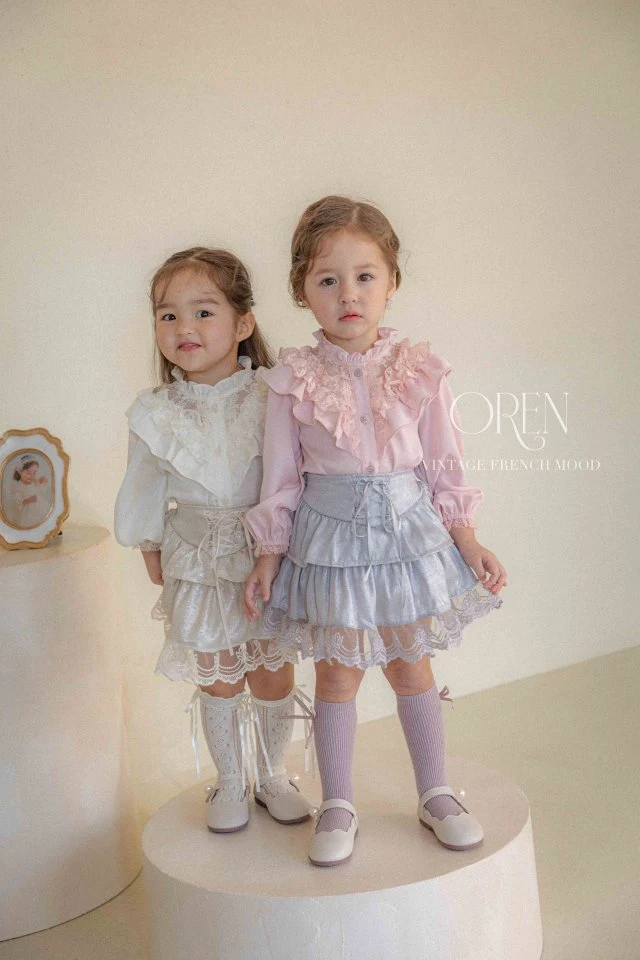 Oren - Korean Children Fashion - #prettylittlegirls - Bling String Skirt - 2