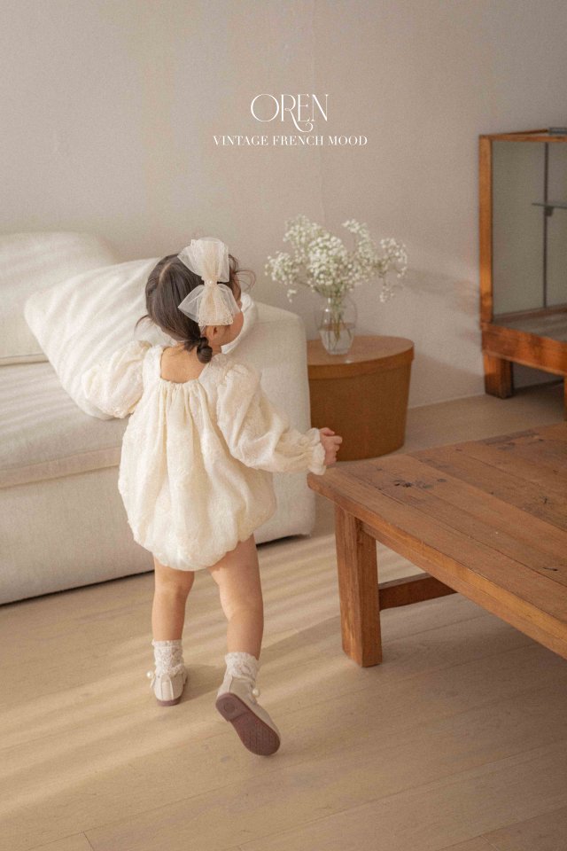 Oren - Korean Children Fashion - #todddlerfashion - Lizzy Rose Lace One-piece - 6