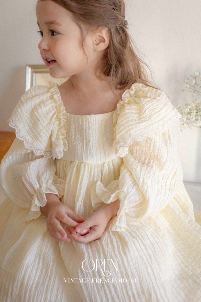 Oren - Korean Children Fashion - #toddlerclothing - Lily Frill Dress - 5