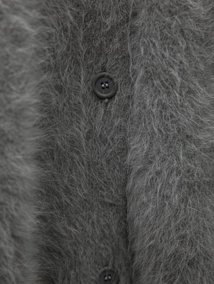 Paper Moon - Korean Women Fashion - #momslook - Luxe Angora Knit Cardigan - 11