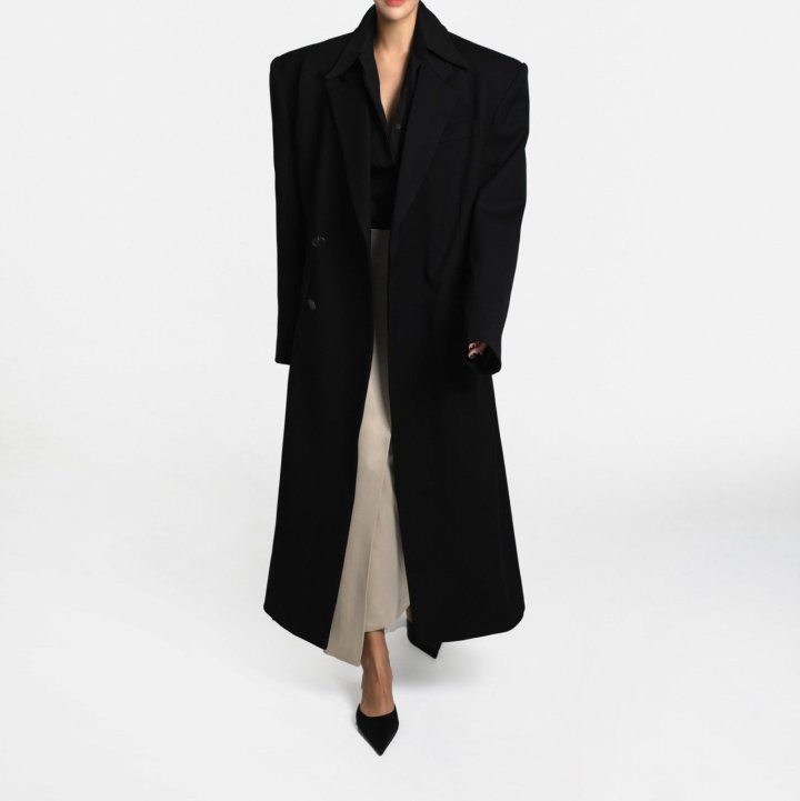 Paper Moon - Korean Women Fashion - #momslook - Classic Hidden Button Tailroed Maxi Coat - 5