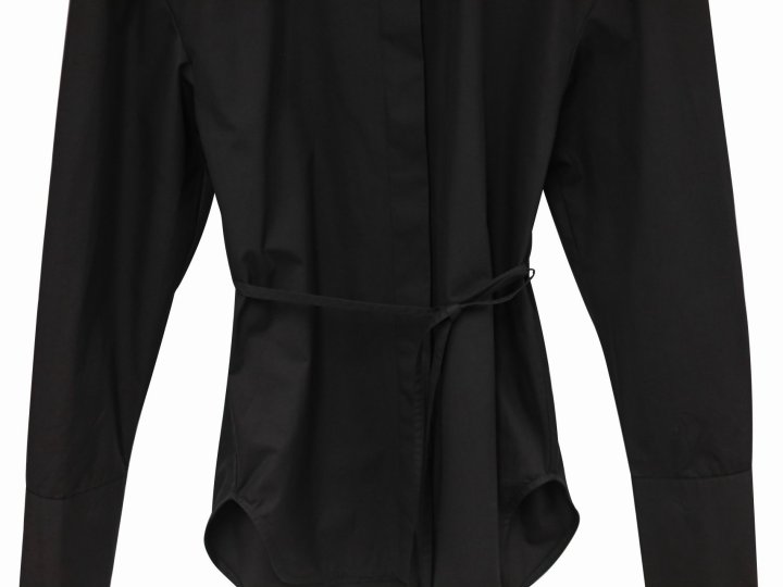 Paper Moon - Korean Women Fashion - #shopsmall - Padded Shoulder Button Down Shirt - 11
