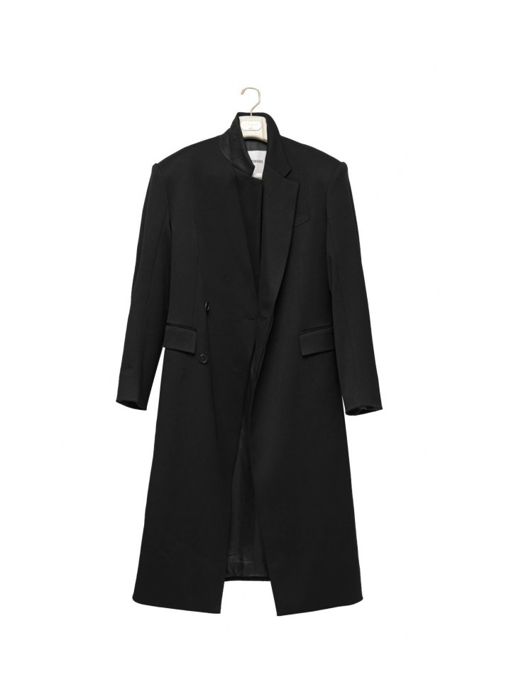 Paper Moon - Korean Women Fashion - #vintagekidsstyle - Classic Hidden Button Tailroed Maxi Coat - 9