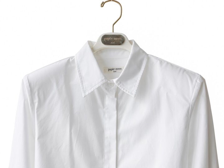 Paper Moon - Korean Women Fashion - #womensfashion - LUX Shoulder Pad​ Cropped Button Down Shirt - 6