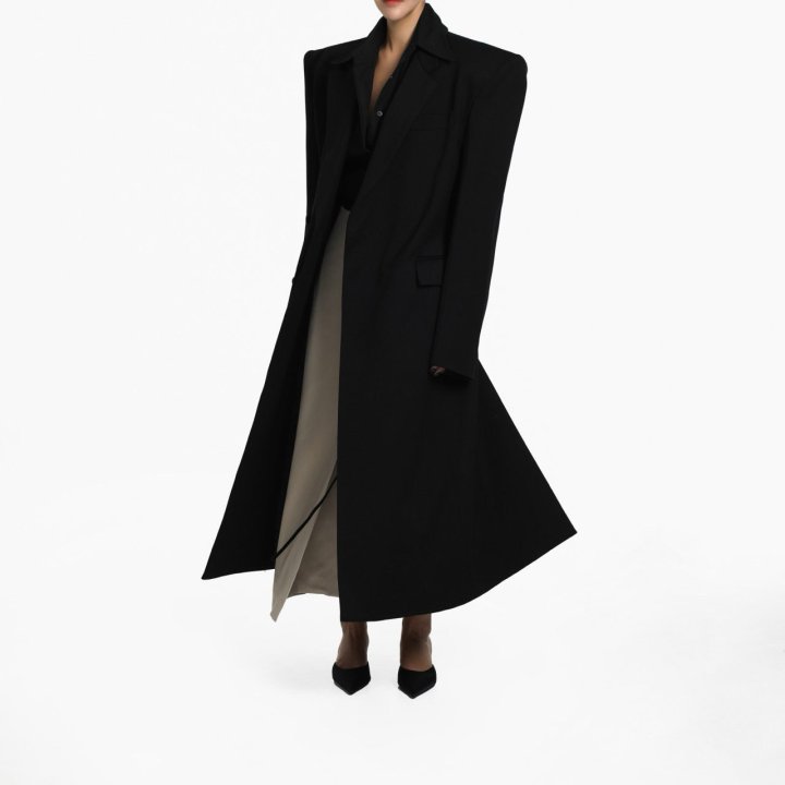 Paper Moon - Korean Women Fashion - #womensfashion - Classic Hidden Button Tailroed Maxi Coat - 3