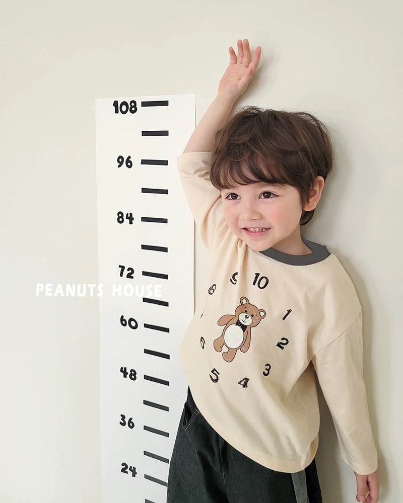 Peanuts - Korean Children Fashion - #childrensboutique - Watch Bear Tee - 4