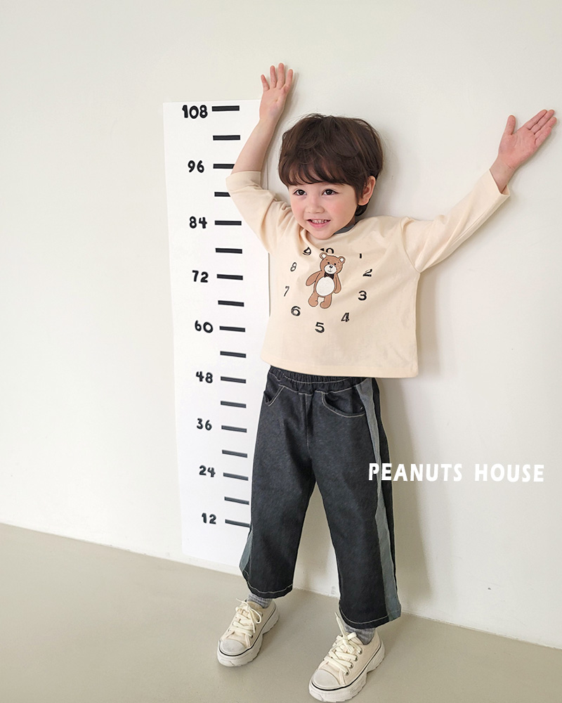 Peanuts - Korean Children Fashion - #discoveringself - Watch Bear Tee - 5