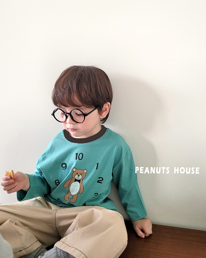 Peanuts - Korean Children Fashion - #kidsstore - Watch Bear Tee - 8