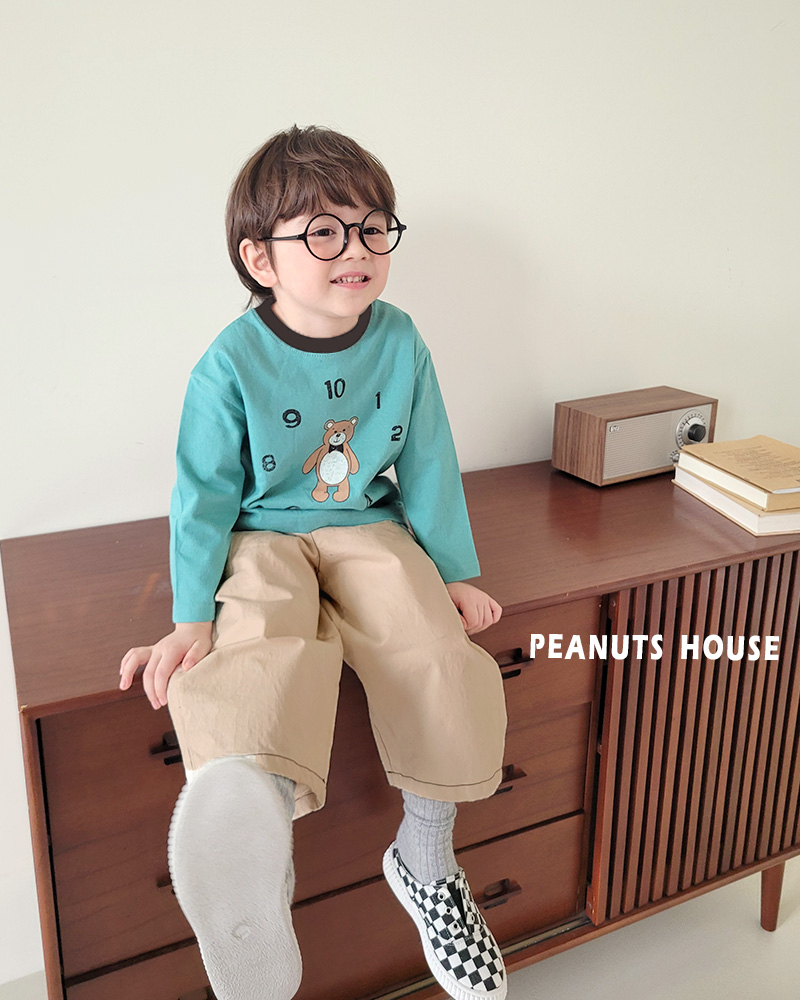 Peanuts - Korean Children Fashion - #kidzfashiontrend - Watch Bear Tee - 9