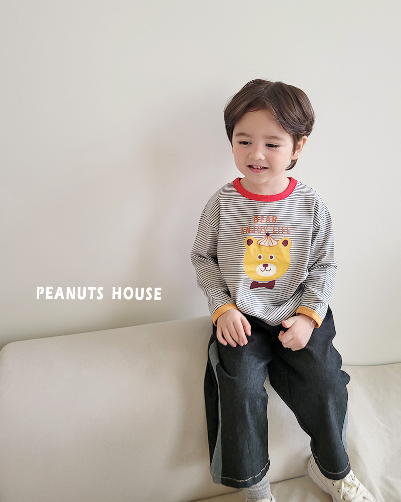 Peanuts - Korean Children Fashion - #littlefashionista - Raw Denim Pants - 6