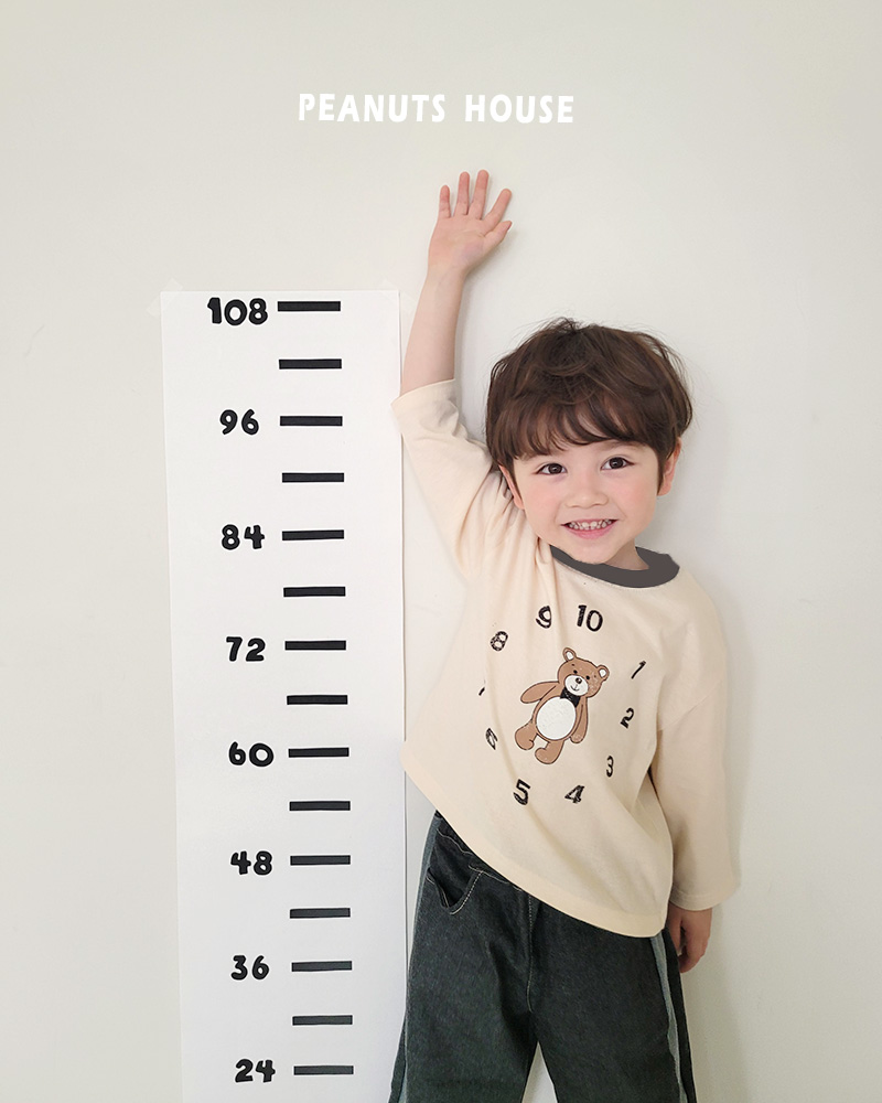 Peanuts - Korean Children Fashion - #stylishchildhood - Watch Bear Tee