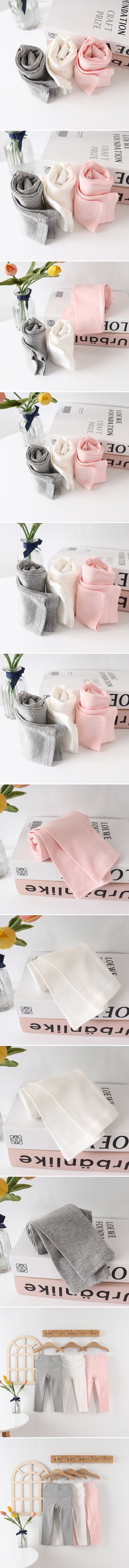 Pepper Mint - Korean Children Fashion - #childofig - Plain Leggigns Pants