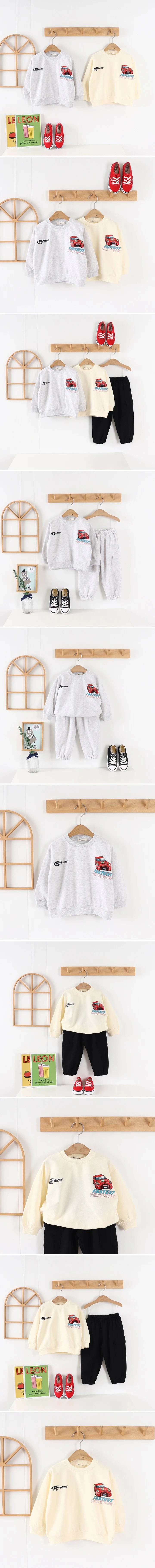 Pepper Mint - Korean Children Fashion - #kidzfashiontrend - Racing Car Sweatshirts