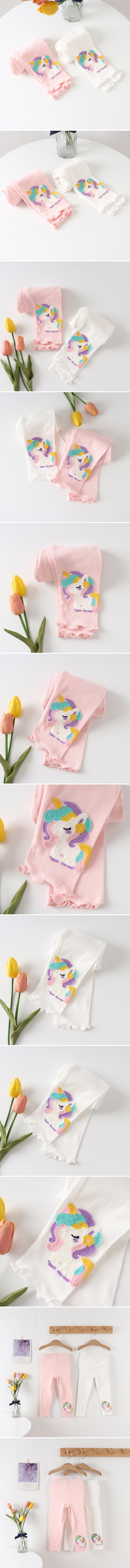 Pepper Mint - Korean Children Fashion - #stylishchildhood - Unicorn Leggigns Pants