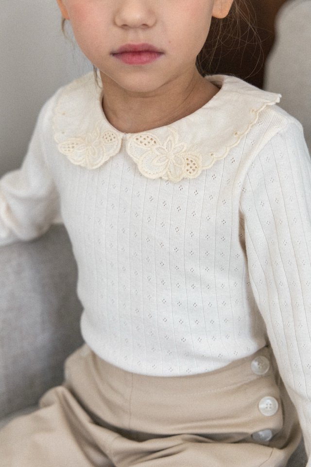Perrobebe - Korean Children Fashion - #Kfashion4kids - Sally Motif Tee - 6