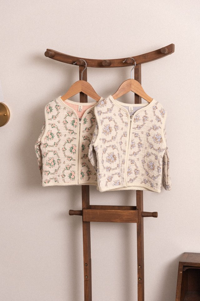 Perrobebe - Korean Children Fashion - #fashionkids - Rose Zip-up Jacket - 12