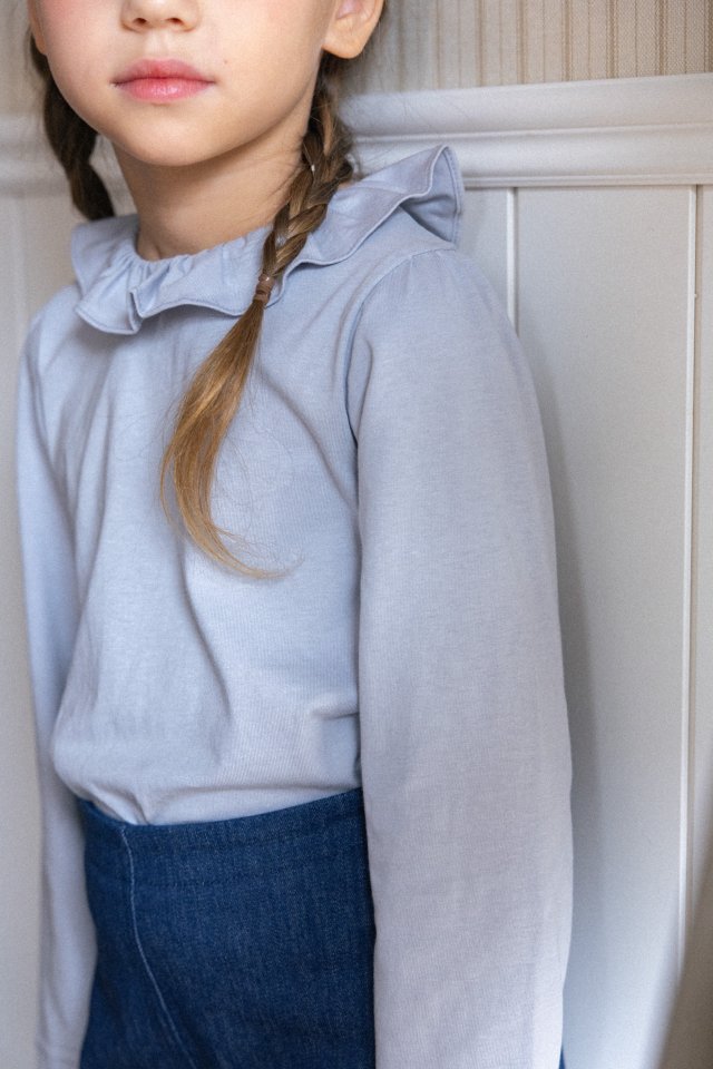 Perrobebe - Korean Children Fashion - #kidsshorts - Lucy Frill Tee - 7