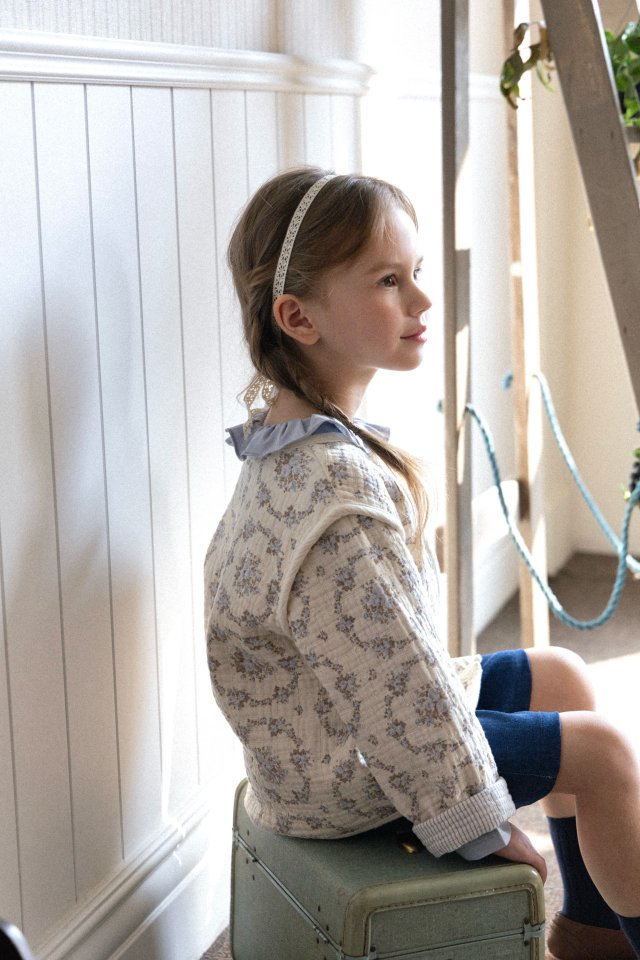 Perrobebe - Korean Children Fashion - #kidzfashiontrend - Rose Zip-up Jacket
