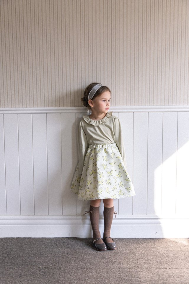 Perrobebe - Korean Children Fashion - #kidzfashiontrend - Karena Jacquard Skirt - 6