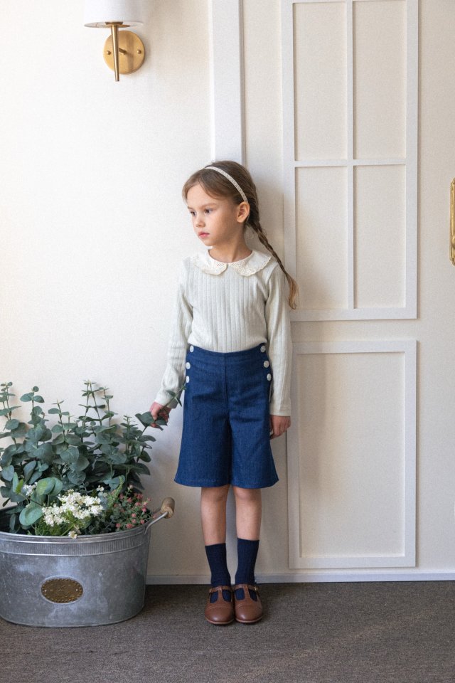 Perrobebe - Korean Children Fashion - #littlefashionista - Mabel Bermuda Pants