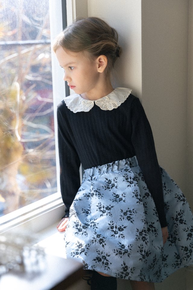 Perrobebe - Korean Children Fashion - #minifashionista - Karena Jacquard Skirt - 10