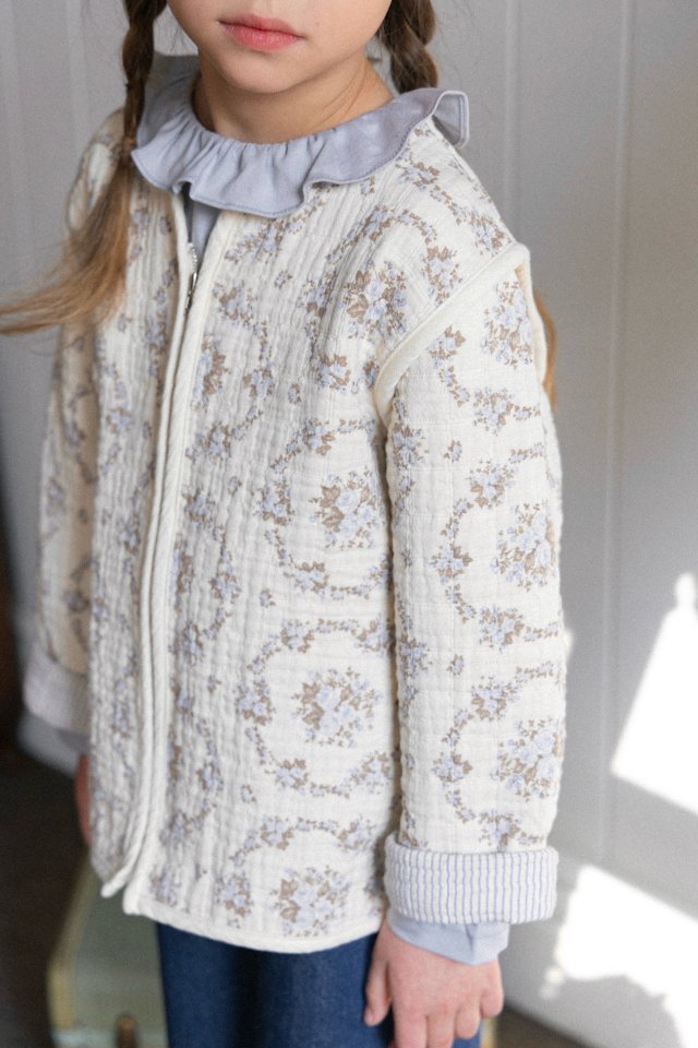 Perrobebe - Korean Children Fashion - #prettylittlegirls - Rose Zip-up Jacket - 6