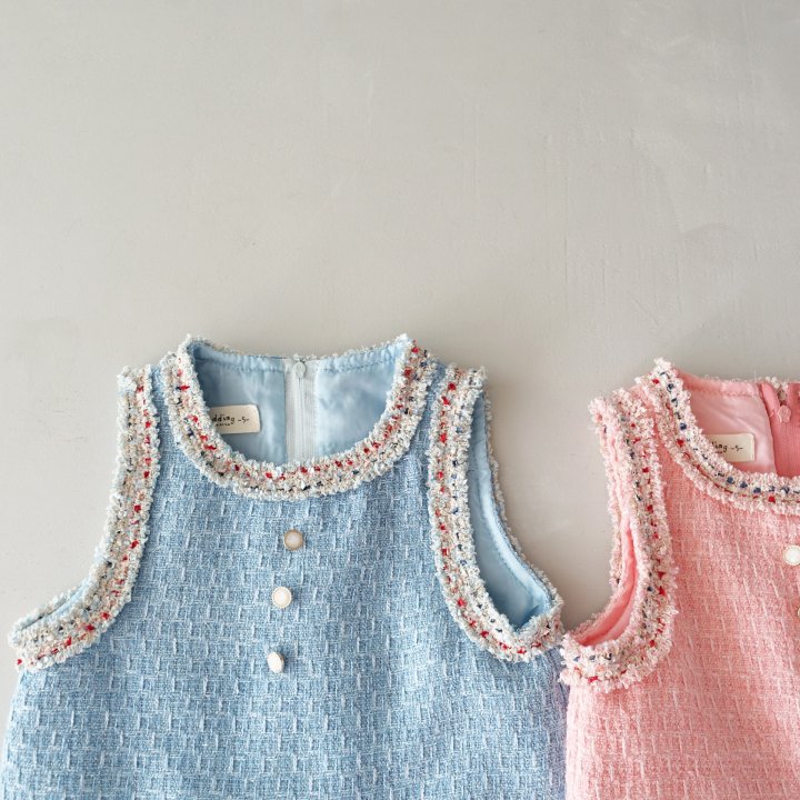 Pudding - Korean Children Fashion - #toddlerclothing - Lovely Jumper Skirt - 9