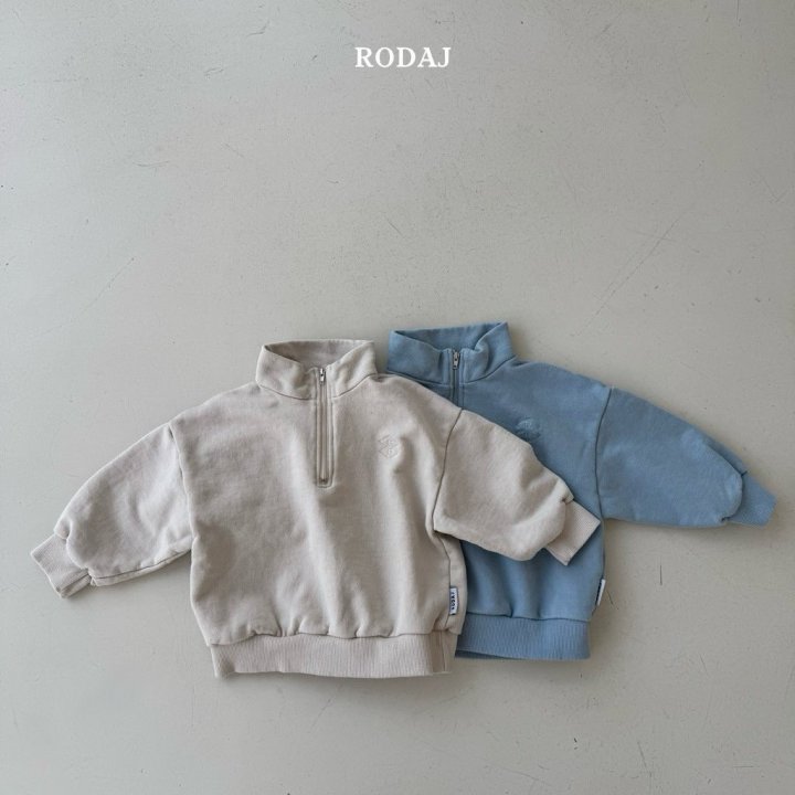 Roda J - Korean Children Fashion - #Kfashion4kids - Soap Half-zip Sweatshirts