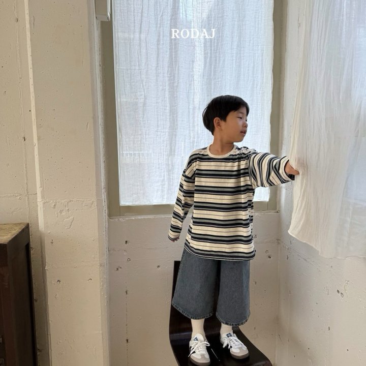 Roda J - Korean Children Fashion - #Kfashion4kids - Duo Stripe Tee - 10