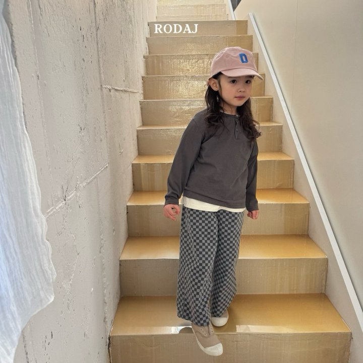 Roda J - Korean Children Fashion - #Kfashion4kids - Check Check Pants - 2