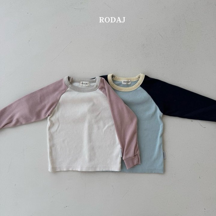 Roda J - Korean Children Fashion - #childrensboutique - Rouge Raglan Tee