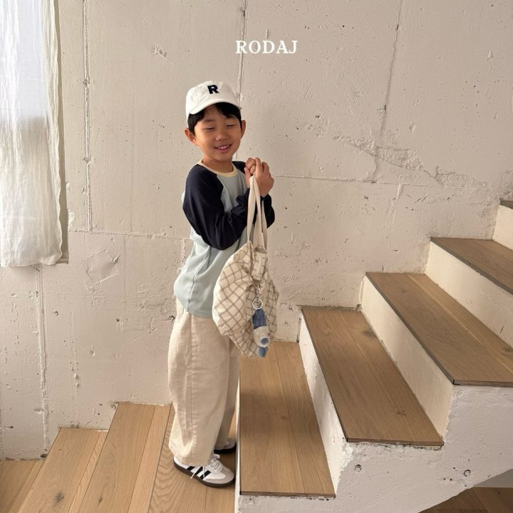 Roda J - Korean Children Fashion - #discoveringself - Rouge Raglan Tee - 4