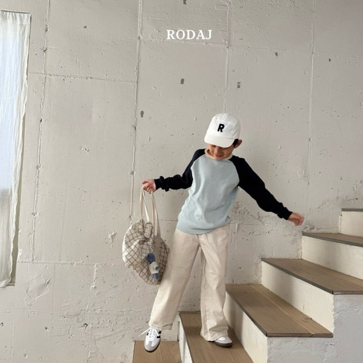 Roda J - Korean Children Fashion - #kidsstore - Rouge Raglan Tee - 6
