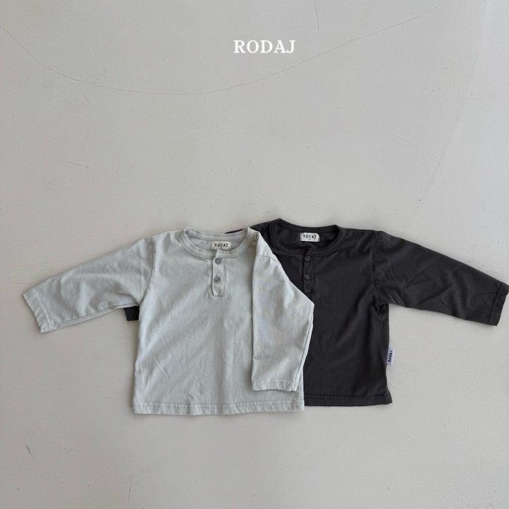 Roda J - Korean Children Fashion - #kidsstore - Mini Button Tee