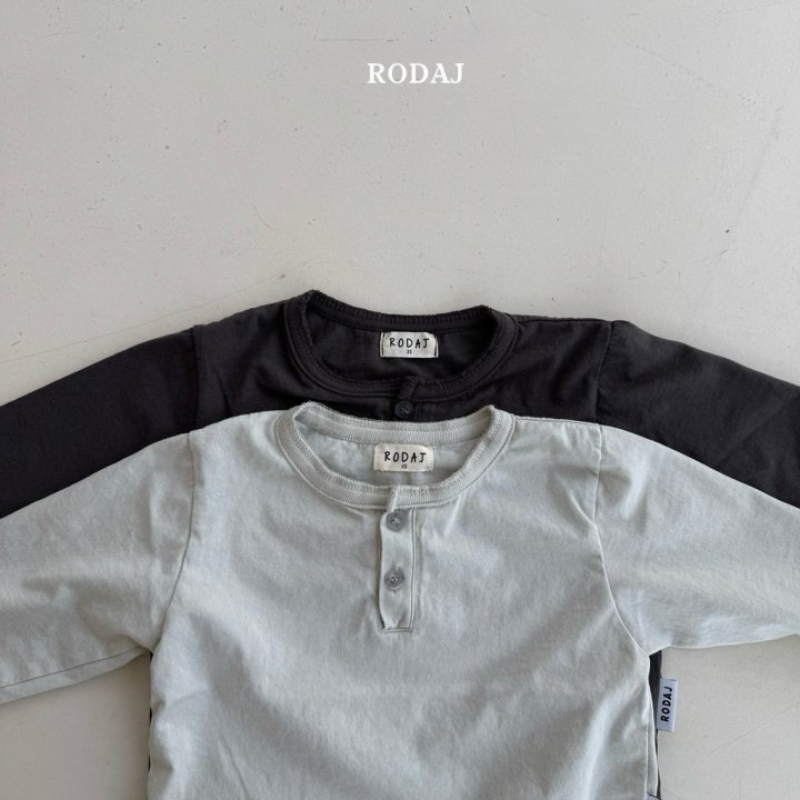 Roda J - Korean Children Fashion - #kidzfashiontrend - Mini Button Tee - 2