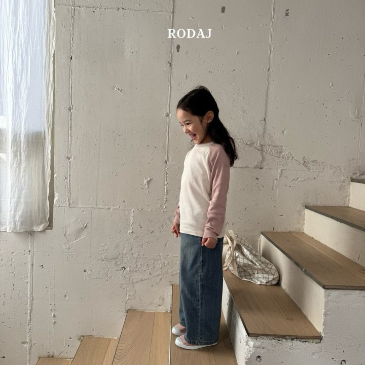 Roda J - Korean Children Fashion - #magicofchildhood - Rouge Raglan Tee - 10
