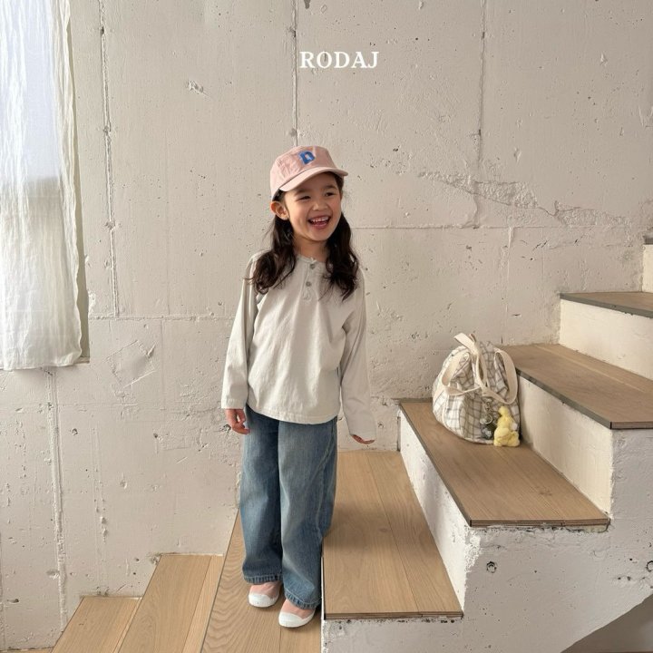 Roda J - Korean Children Fashion - #stylishchildhood - Mini Button Tee - 10