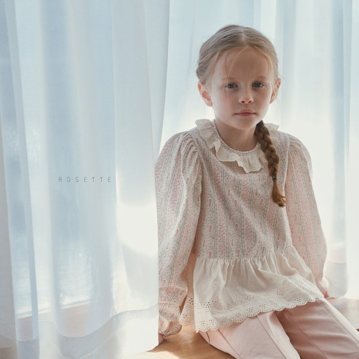 Rosette - Korean Children Fashion - #childofig - Rose Blouse