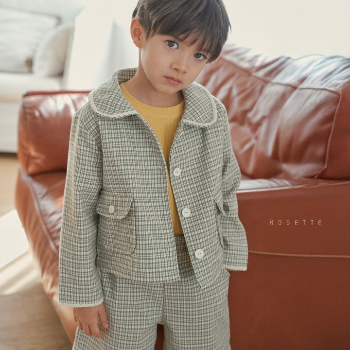 Rosette - Korean Children Fashion - #designkidswear - Olive Set - 11