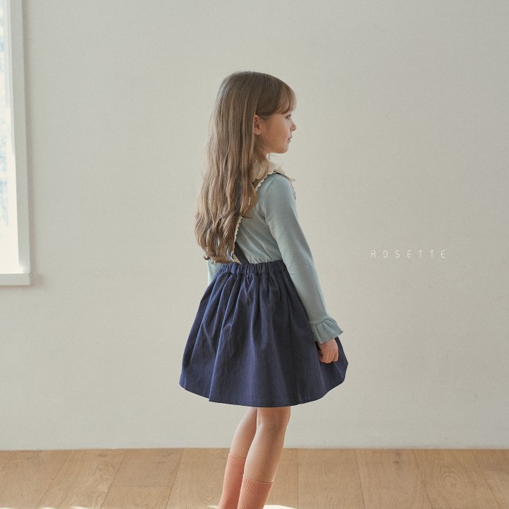 Rosette - Korean Children Fashion - #designkidswear - Carmen Suspenders Skirt - 10