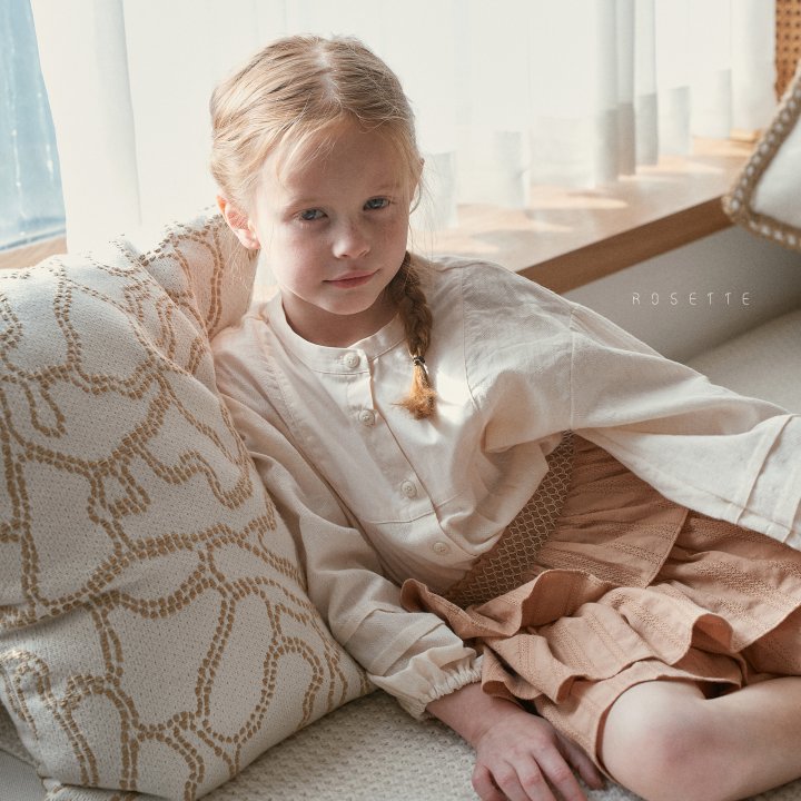 Rosette - Korean Children Fashion - #discoveringself - Meringue Blouse - 3