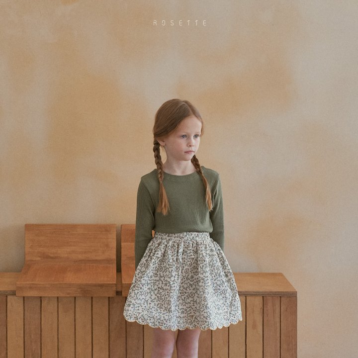 Rosette - Korean Children Fashion - #discoveringself - Scarlet Skirt