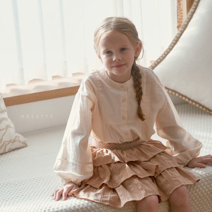 Rosette - Korean Children Fashion - #discoveringself - Meringue Blouse - 4