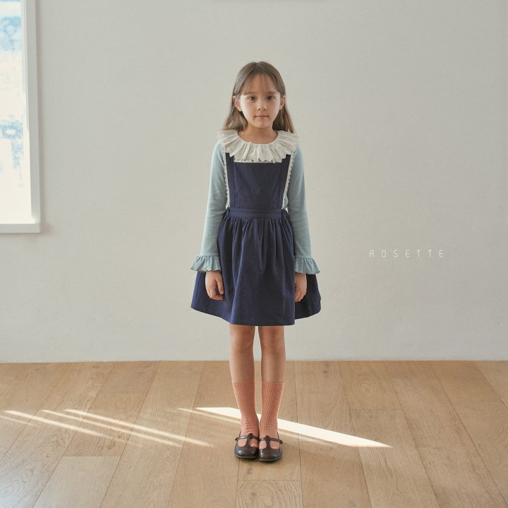 Rosette - Korean Children Fashion - #fashionkids - Carmen Suspenders Skirt - 12