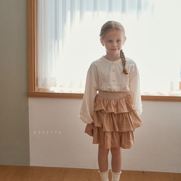 Rosette - Korean Children Fashion - #kidsstore - Meringue Blouse - 6