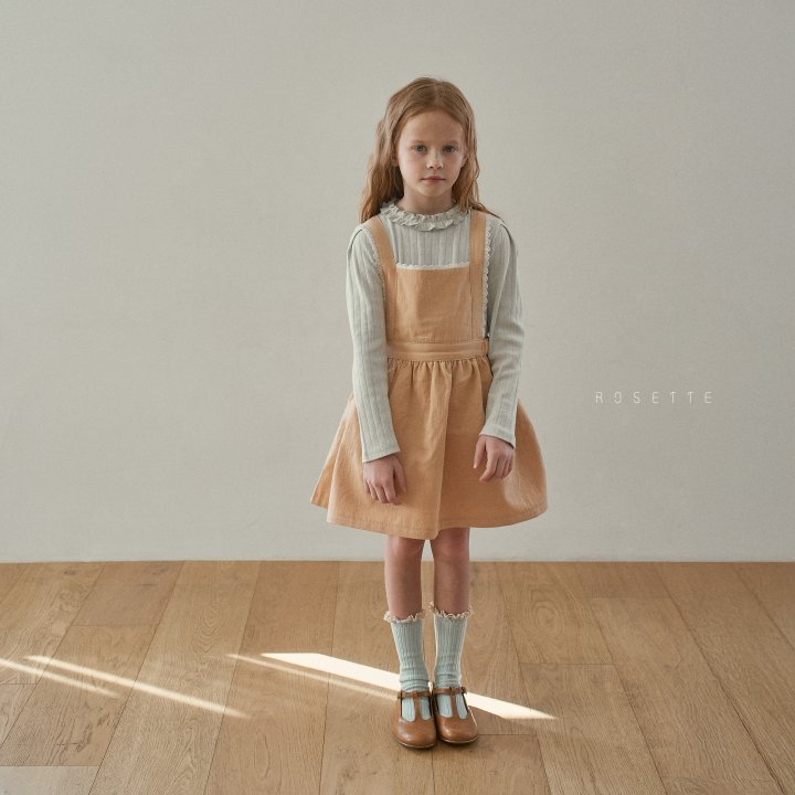 Rosette - Korean Children Fashion - #littlefashionista - Carmen Suspenders Skirt - 3