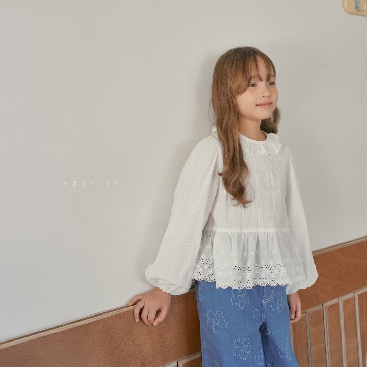 Rosette - Korean Children Fashion - #littlefashionista - Rose Blouse - 11